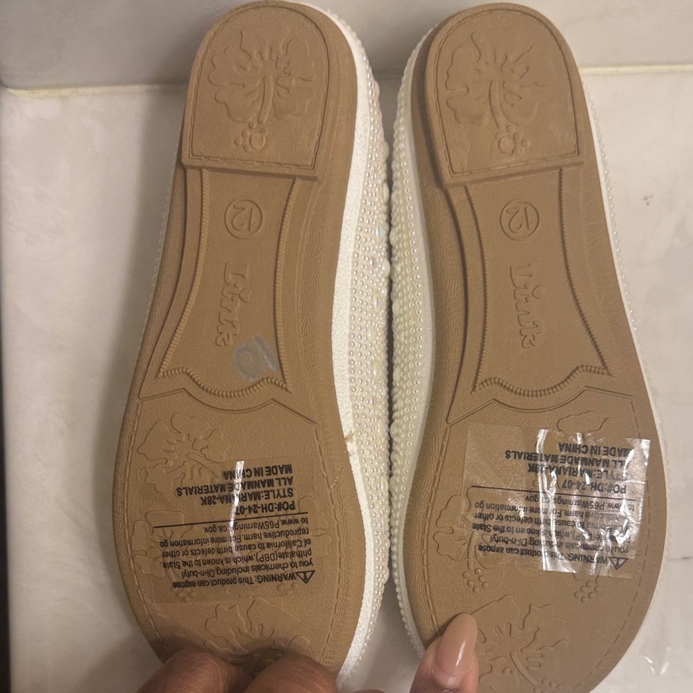 Link Cream Pearl-Embellished Kids Loafers - Picture 4 of 5